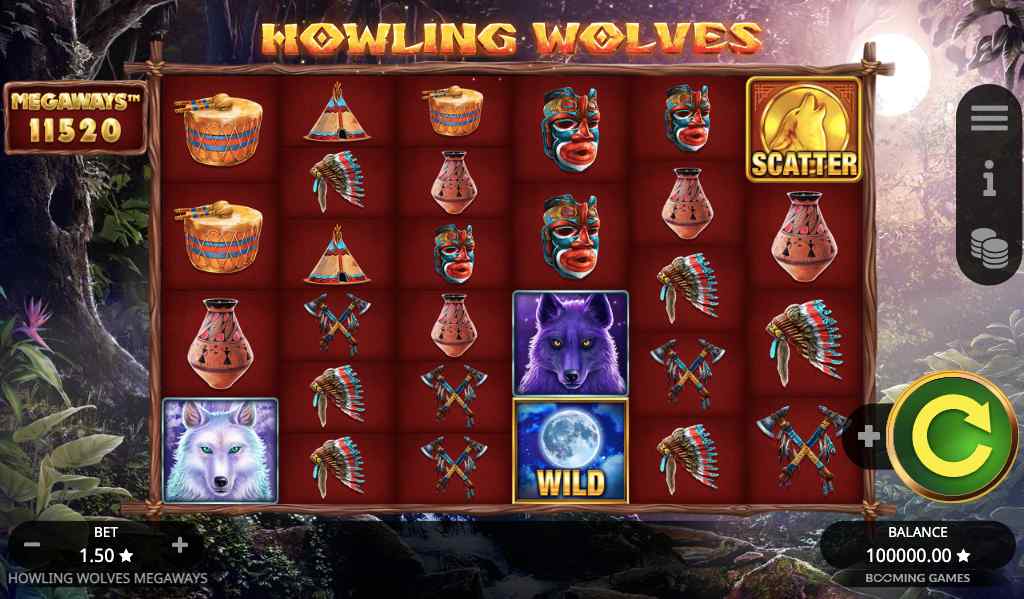 Howling Wolves Megaways overview